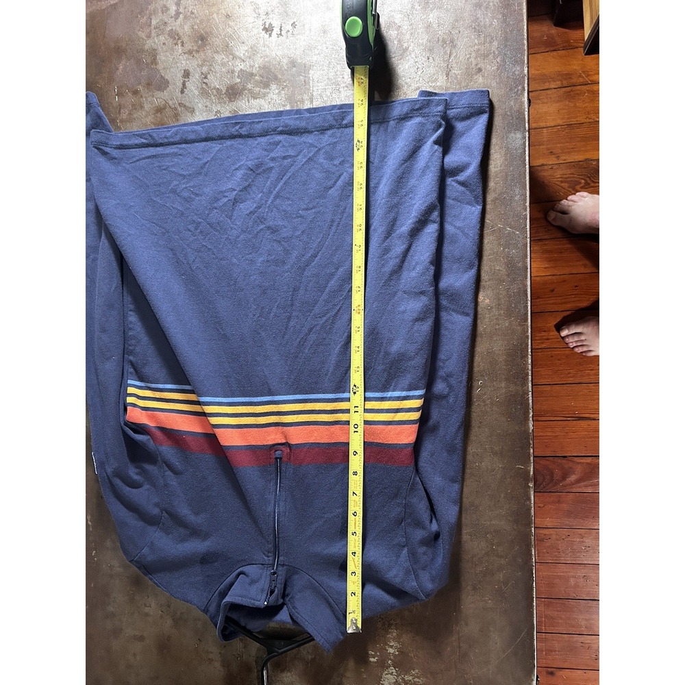Marine Layer x Lost & Found Collab Mens 1/4 Zip Pullover Rainbow Blue Size Small - Picture 7 of 10